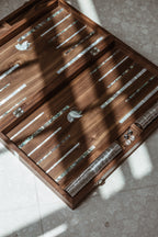 Pearl Butterfly Backgammon