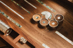 Pearl Butterfly Backgammon
