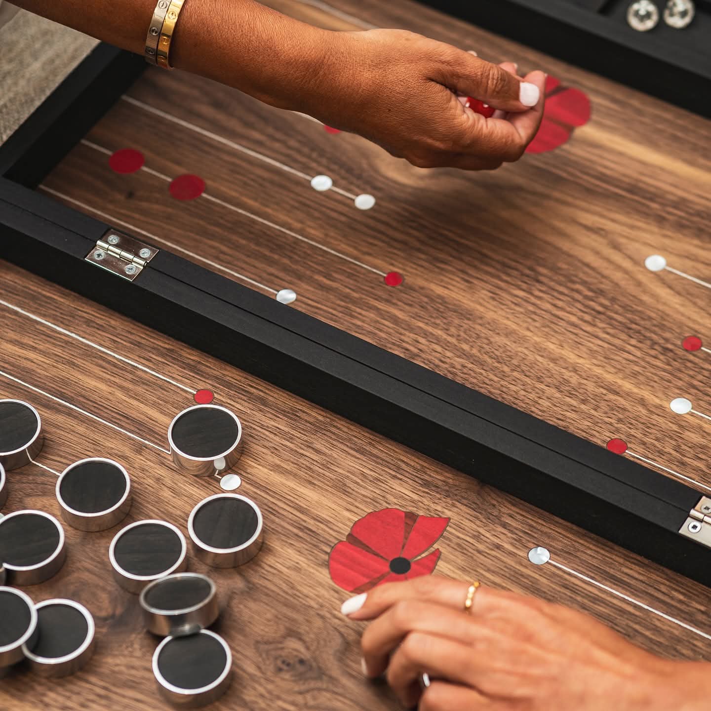 Red Poppy Backgammon