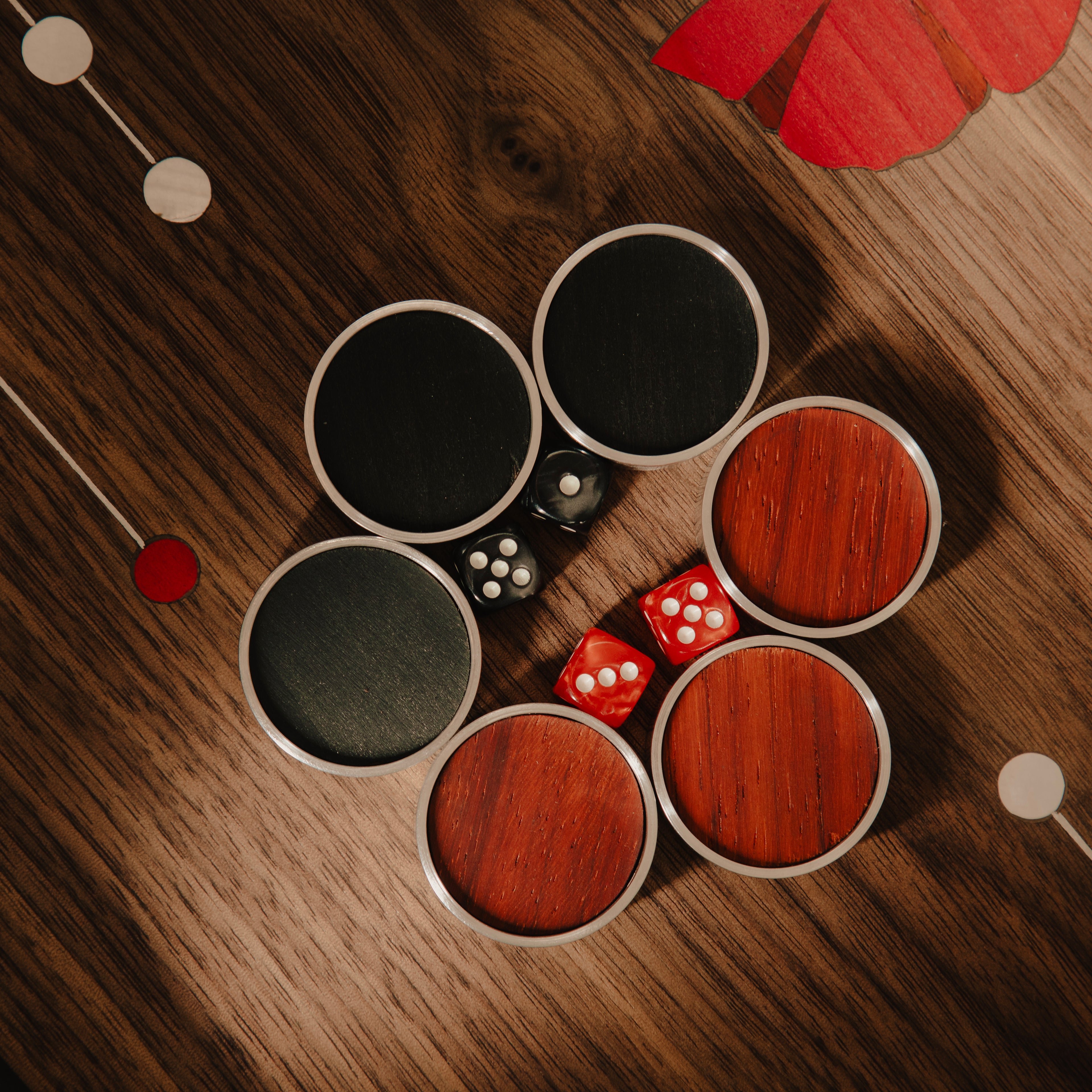 Red Poppy Backgammon