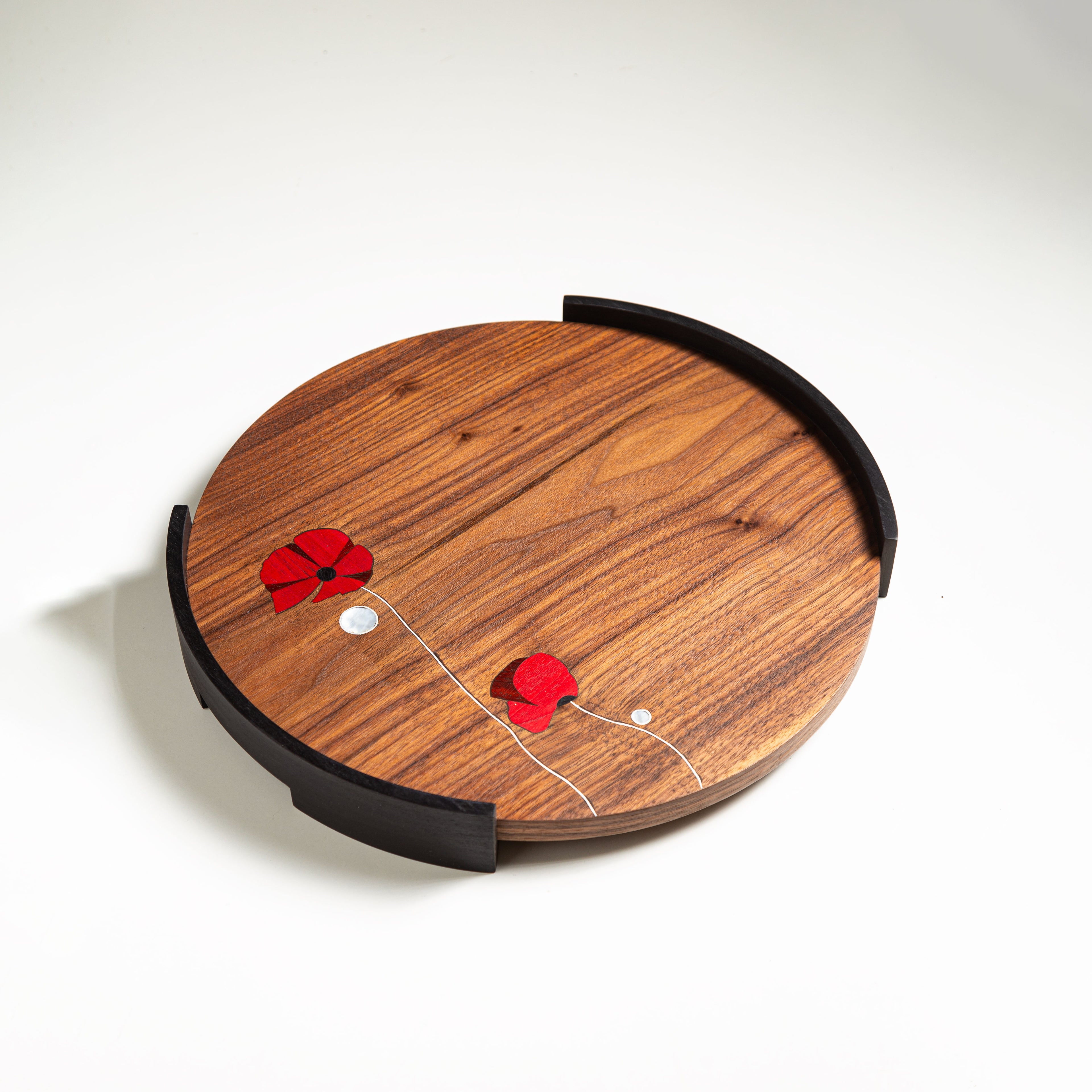 Red Poppy Tray